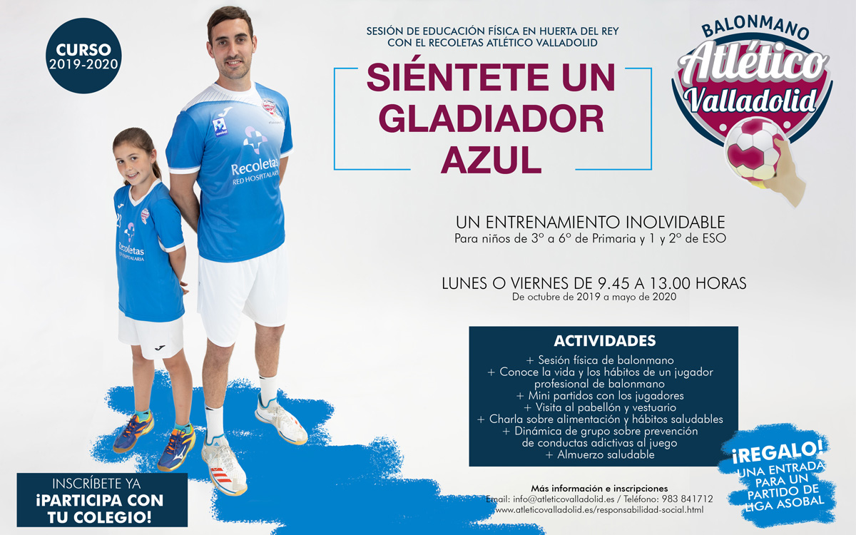 Siéntete un gladiador azul